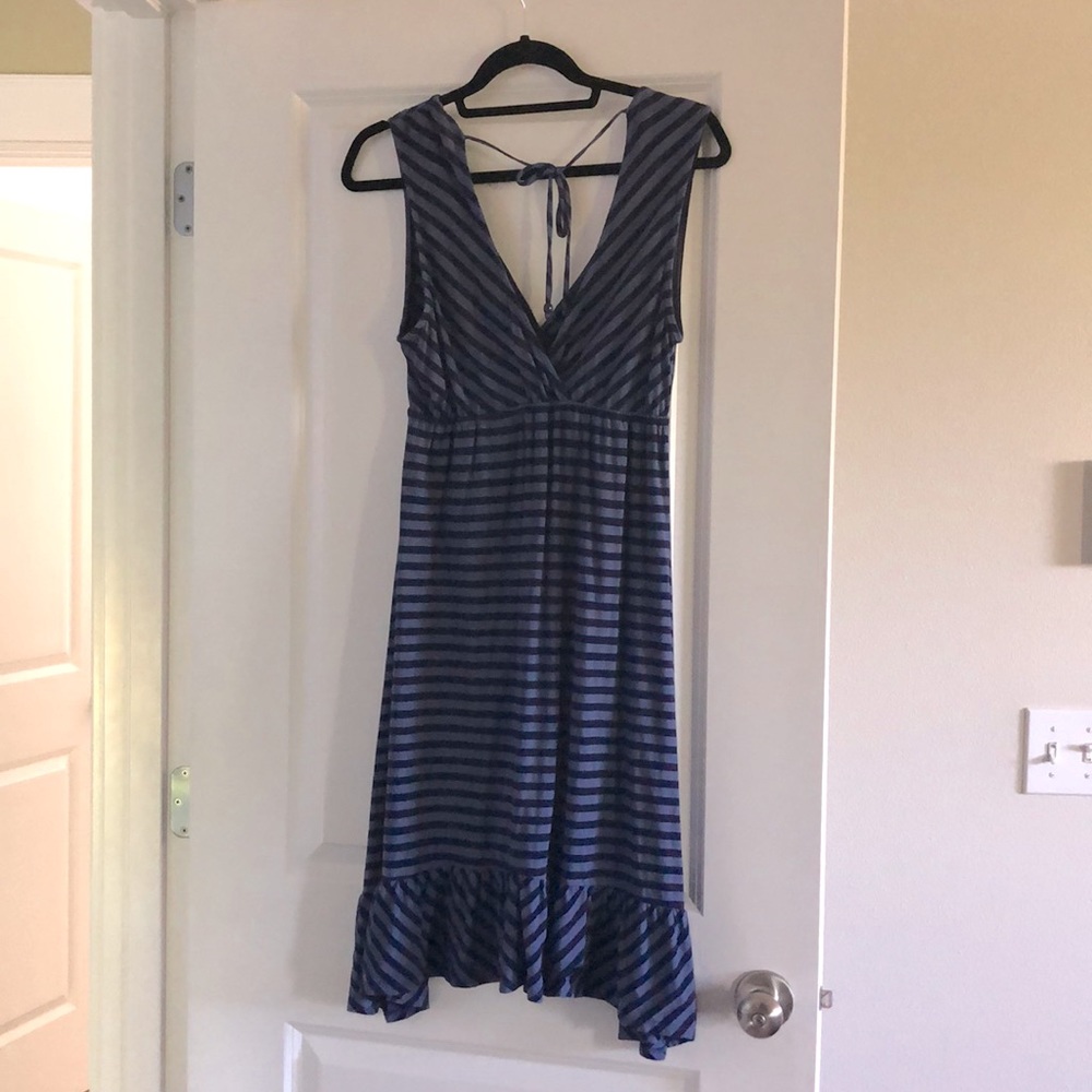 Ella Moss Blue striped summer dress